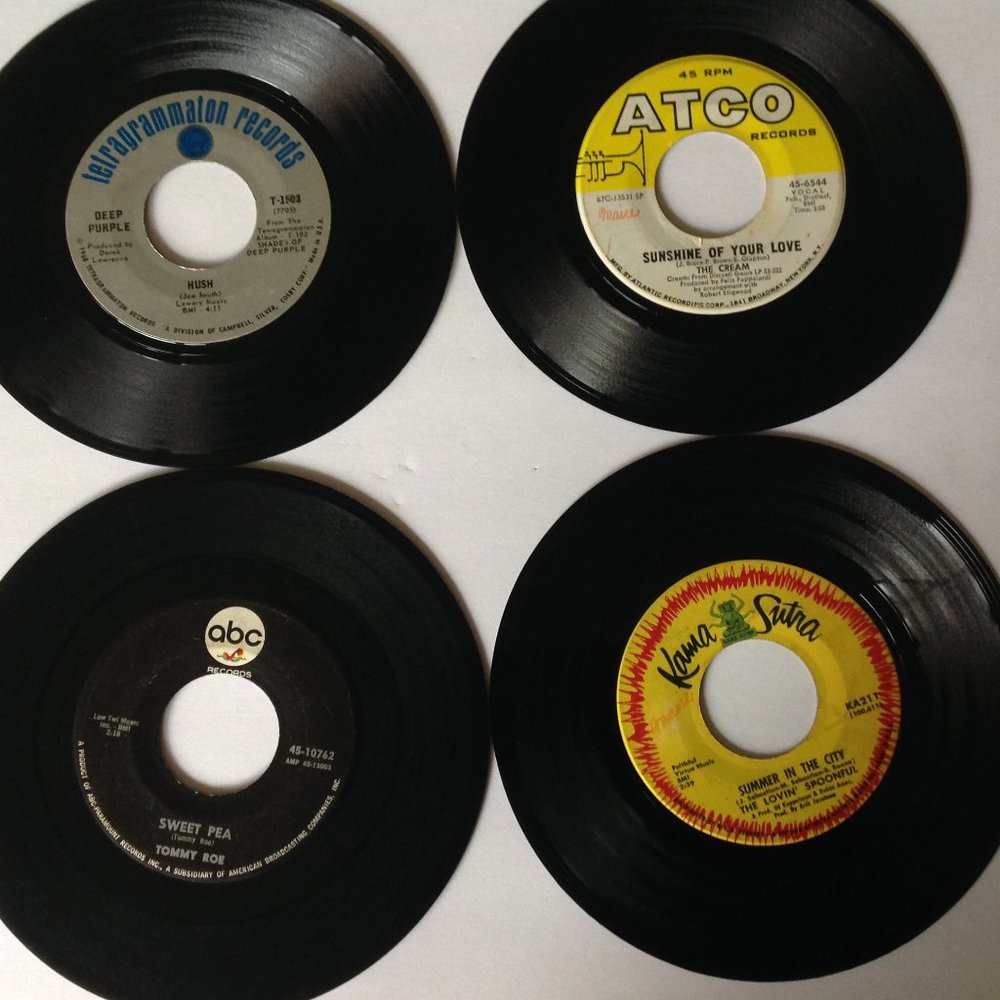 Twelve 45s
